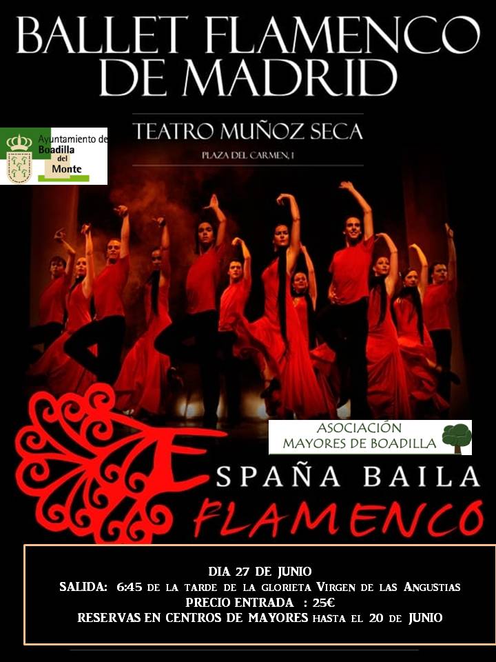 BALLET FLAMENCO DE MADRID, JUEVES 27 JUNIO (18:45 h)